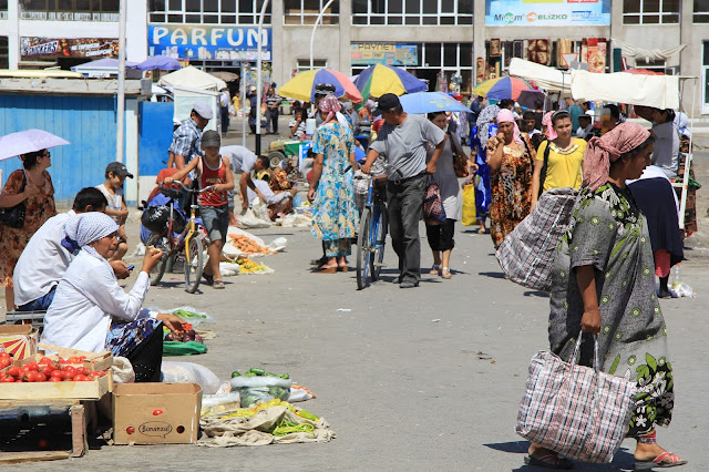 Ouzbékistan, Boukhara, marché, © L. Gigout, 2012