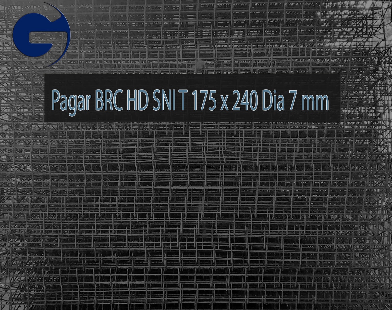 Jual pagar BRC HD SNI T 175 x 240 Dia 7 mm