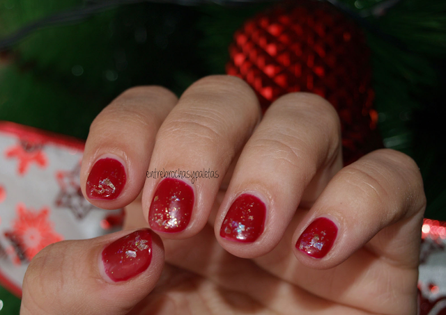 manicura-navidad manicura permanente glitter