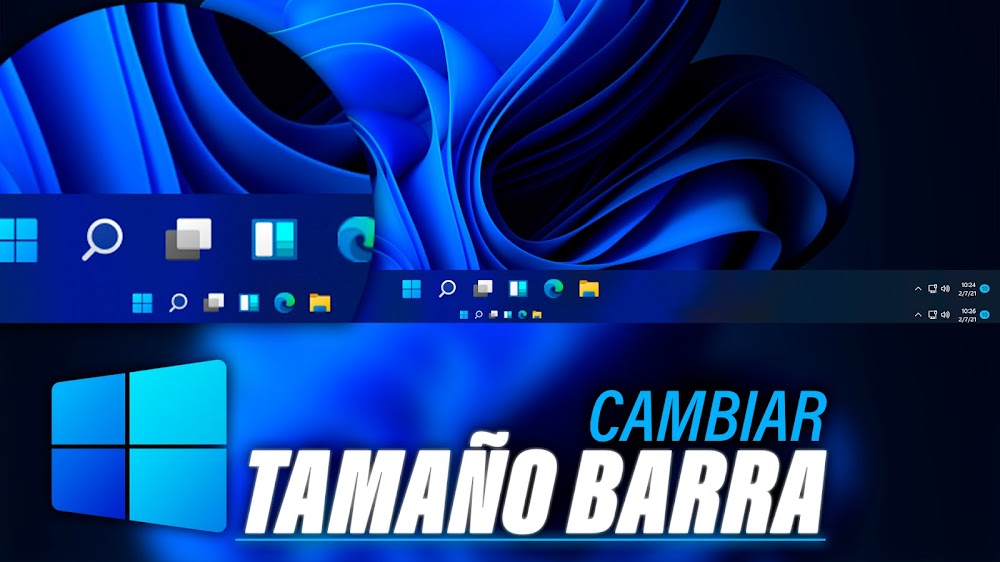 Cambiar Tamaño BARRA DE TAREAS Windows 11
