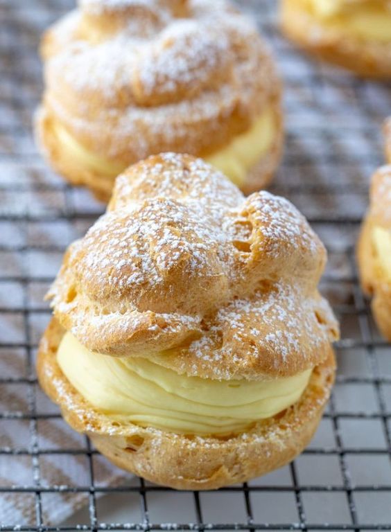 Homemade Cream Puffs - Easy Recipes for Yummy Food