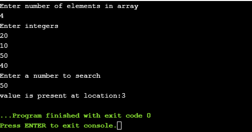 Data structure Algorithm and Programs: Linear search-Algorithm and ...