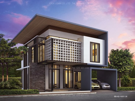 Three Story Home  Plans  Modern  Style Living area 155 sq m 
