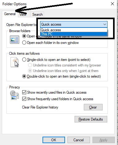 Cara Merubah Folder Awal Folder Default Di File Explorer Di Windows 10 Teknologi Informasi