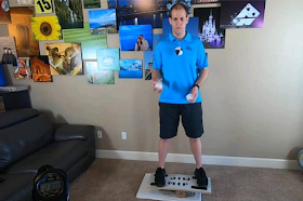 Idaho man juggles on a balance board for over 2 hours