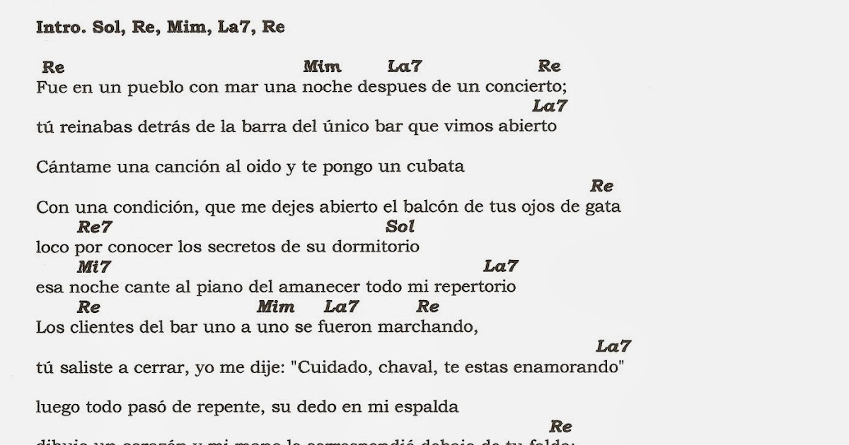 CLASES DE GUITARRA: Y nos dieron las diez - Joaquin Sabina (Versión