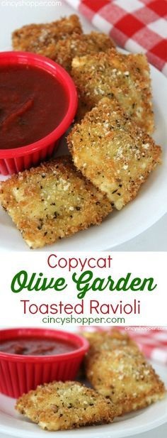 Copycat Olive Garden Toasted Ravioli Recip