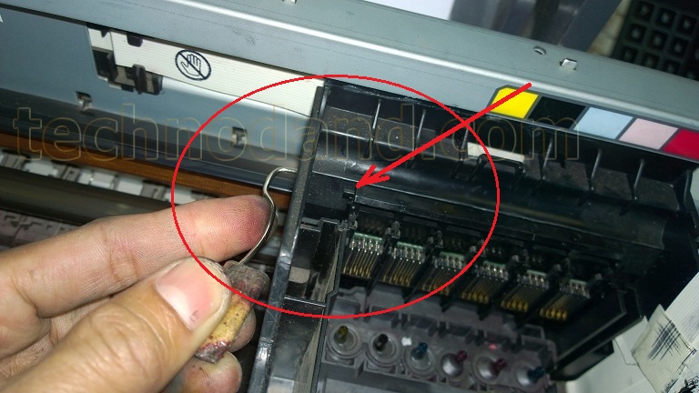 Принтер 1410 как снять головку