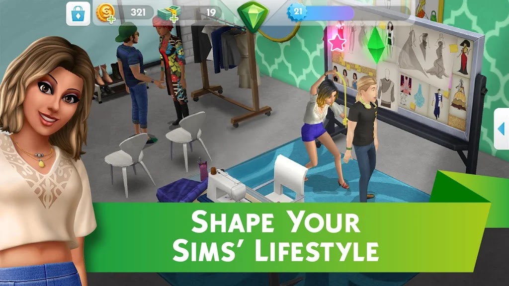 The Sims Mobile MOD APK Unlimited SimCash Simoleons ANDROID APK MOD