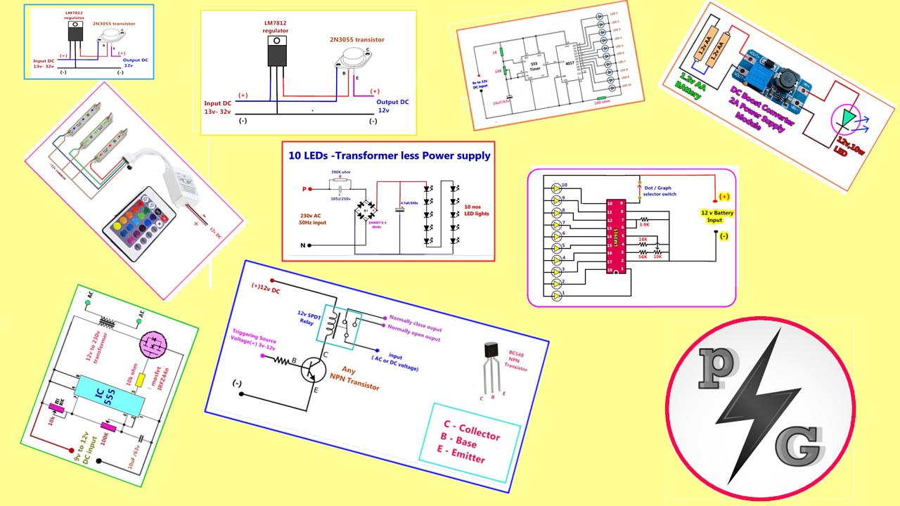 Led Lighting Circuits Led Night Light Lamp Circuit