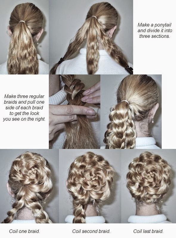 Flower Braid Hairstyle Step By Step Easy Braid Haristyles