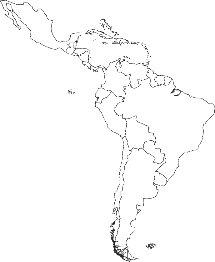 Blank Maps Of Latin America 79