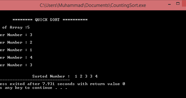 What is Counting Sort Algorithm in C++ - PProgramming