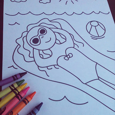 Craft E Magee: Free Coloring Book Printable