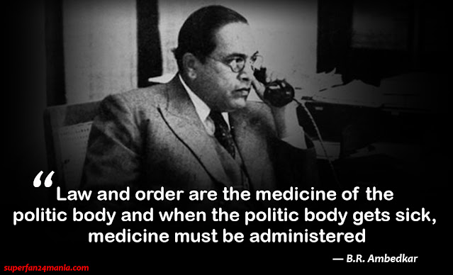 “Law and order are the medicine of the body politic and when the body politic gets sick, medicine must be administered.”