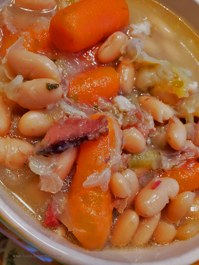 Ham, Cabbage and White Bean Soup What's Cookin' Italian Style Cuisine