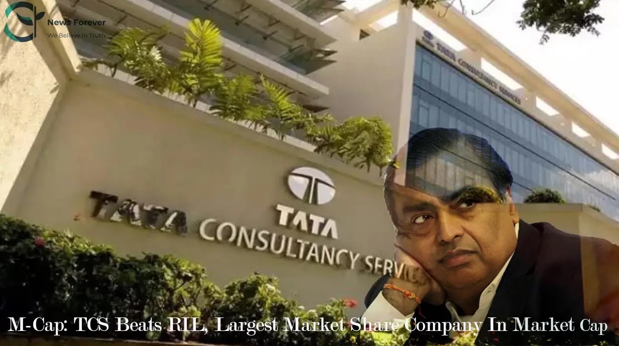 M-Cap TCS Beats RIL, Largest Market Share Company In Market Cap