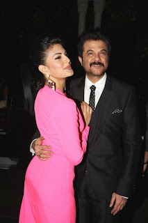Jacquelene Fernandis and Anil Kapoor @ HTCafe Red Carpet