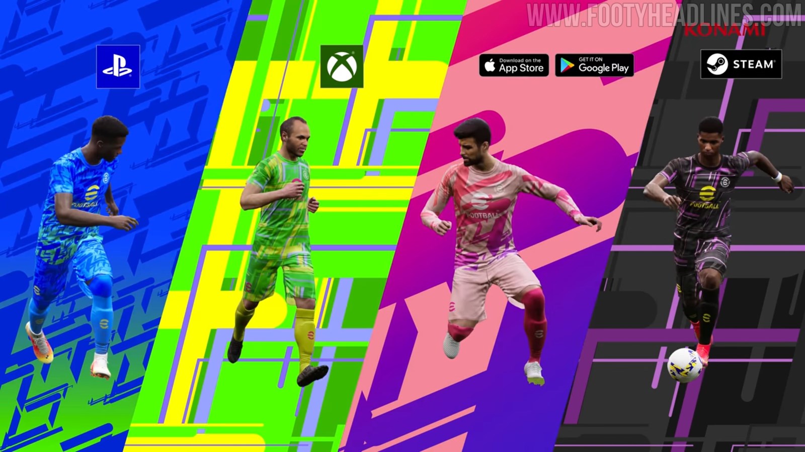 No More PES: All-New eFootball Announced - Trailer + Free To Play + No  More Yearly Releases - Footy Headlines