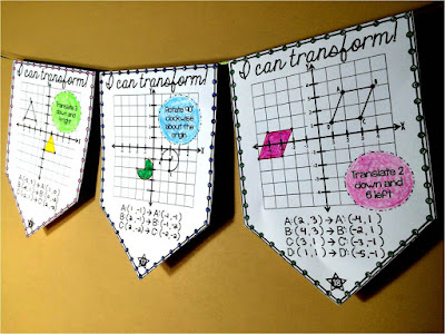 Scaffolded Math and Science: Math Pennants are a fun way to show off ...