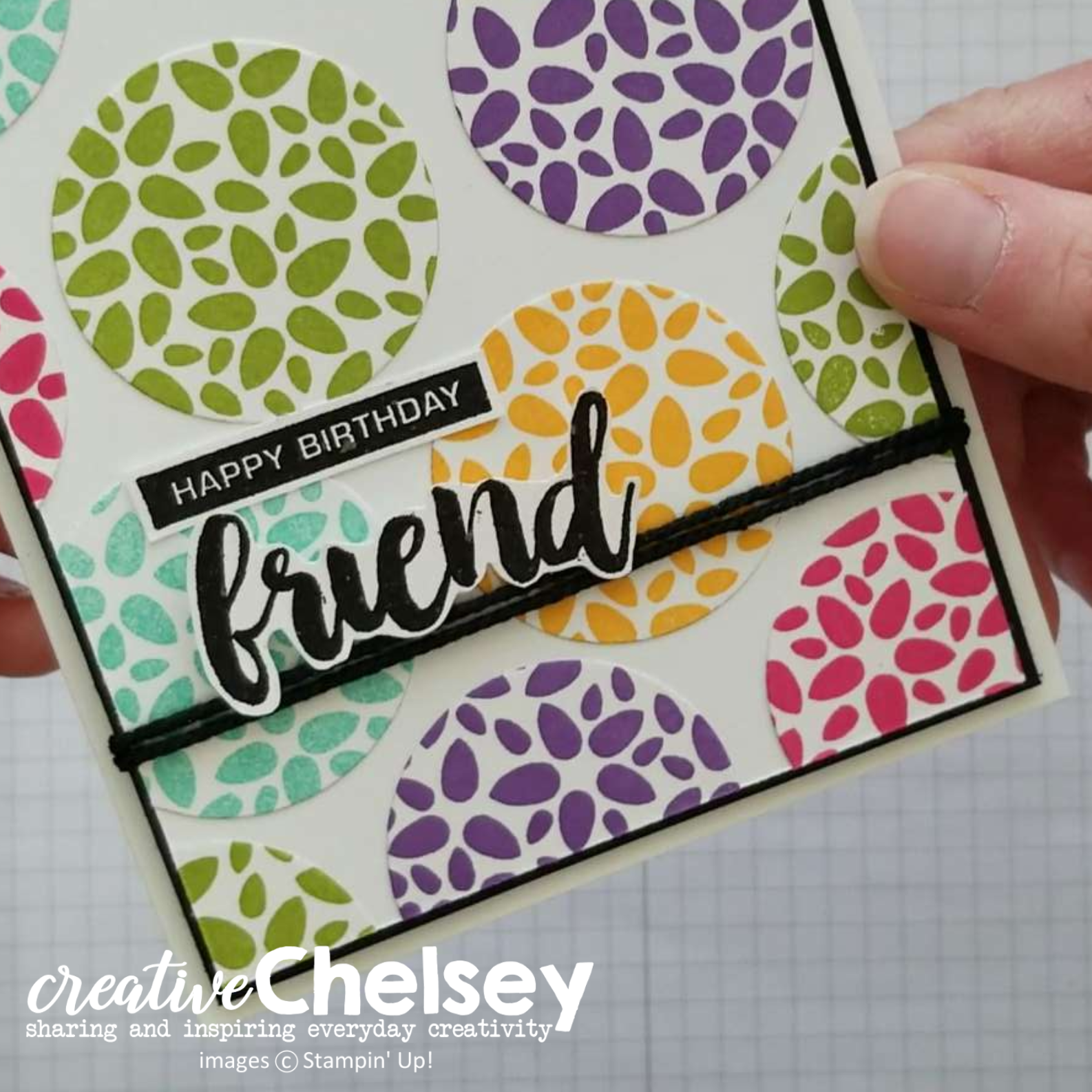 Creative Chelsey Alternative Birthday Card using the Stamp Set from