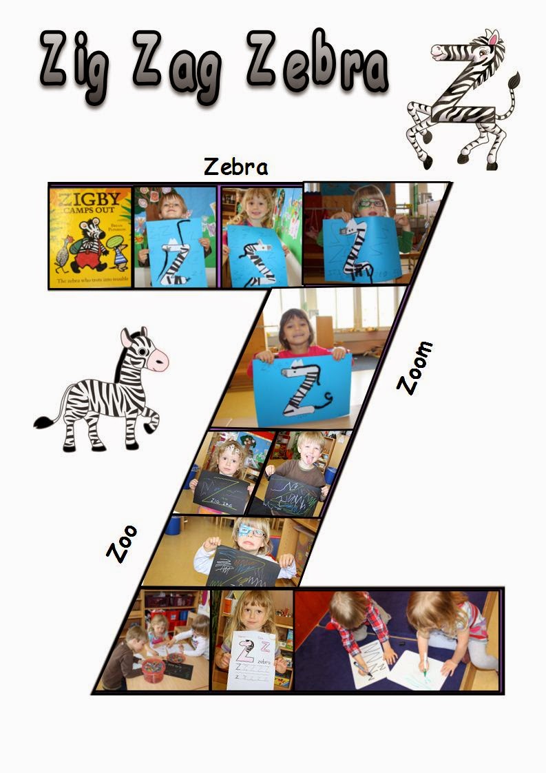  Early Years & Kindergarten 2013-14: Letterland-Zig Zag Zebra Illustration 