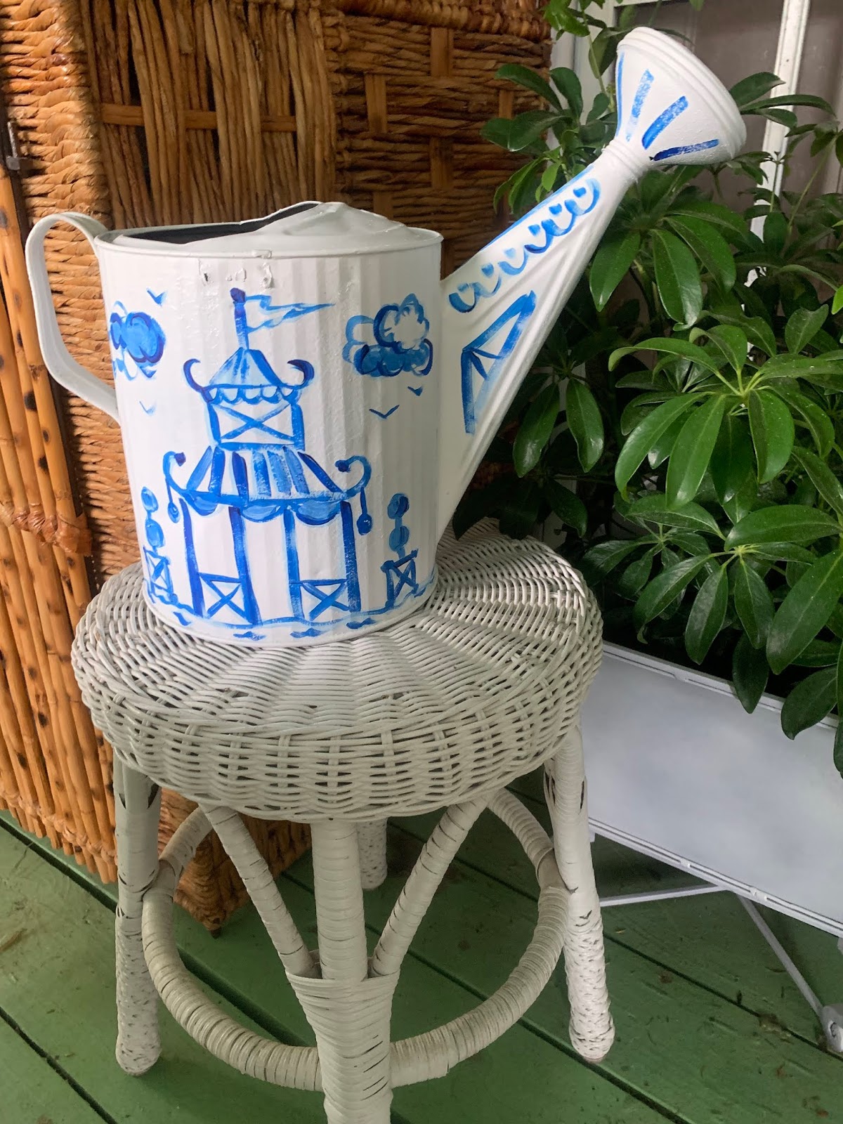 mollie's mom Chinoiserie Watering Can