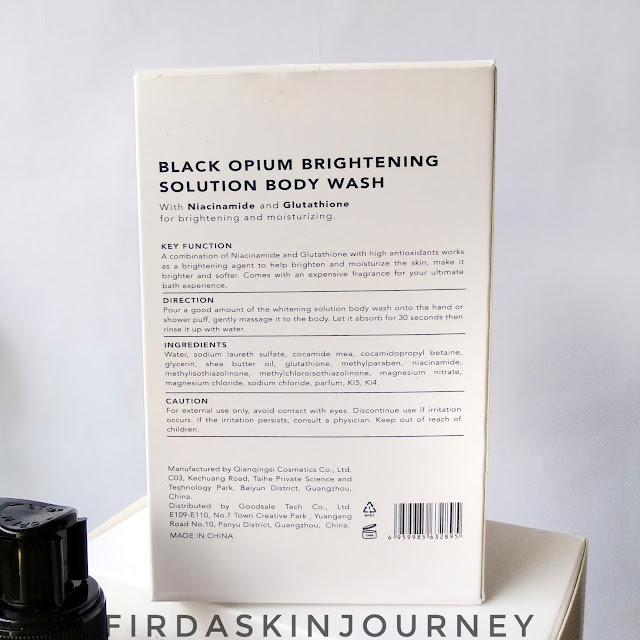 Review Grace and Glow Body Wash Firda Skin Journey