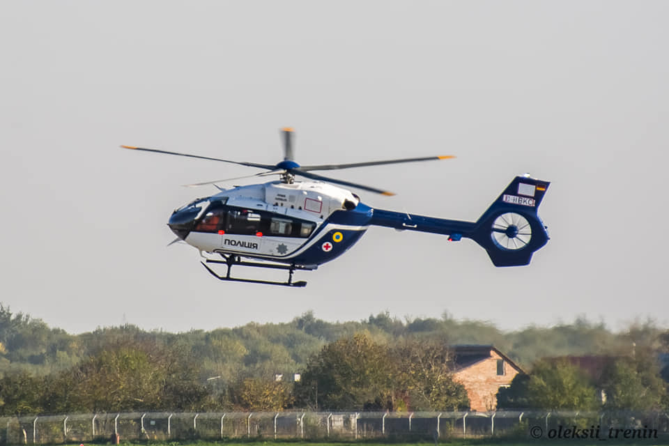 В Україну прибув шостий гелікоптер H145 для поліції