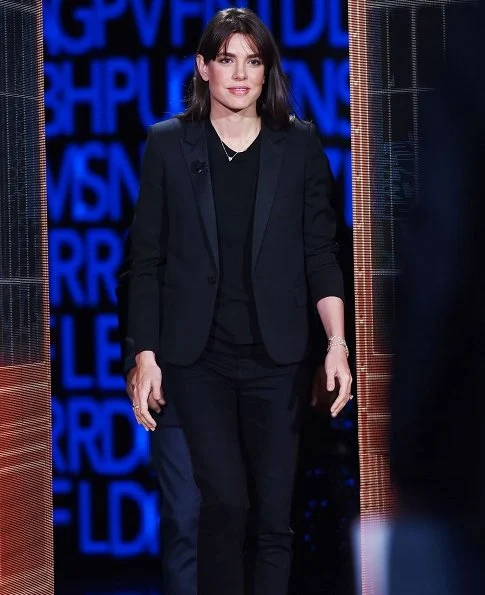 Charlotte Casiraghi attended the tv show 