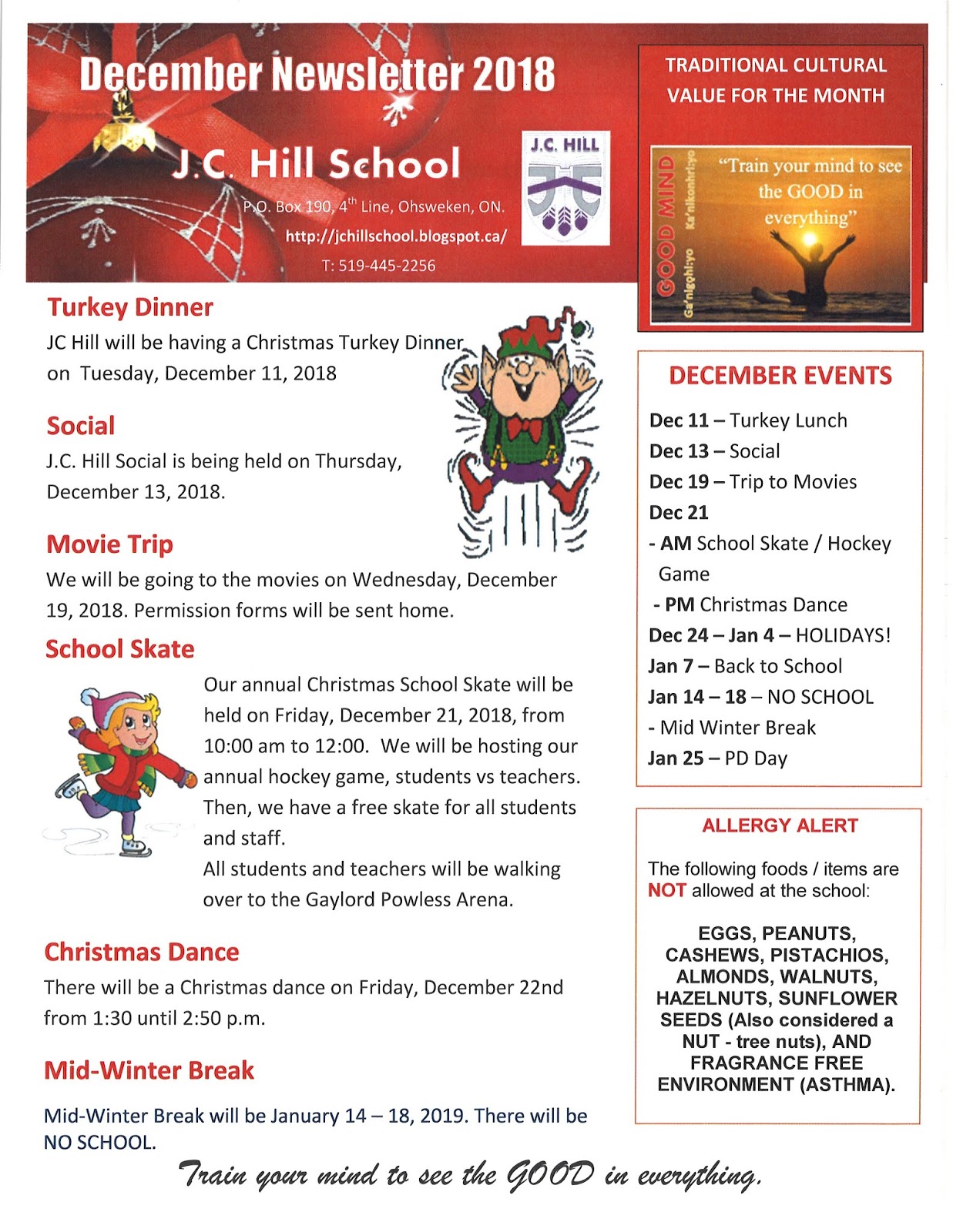 J C Hill Calendar And Newsletters j-c-hill-calendar-and-newsletters