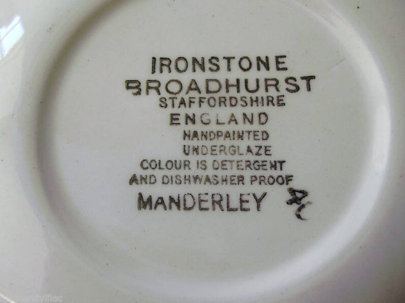 Vintage White Ironstone Mark White Ironstone Cottage