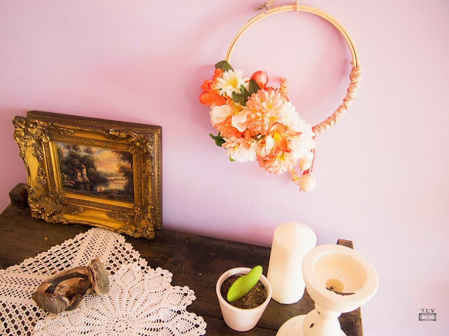 Diariodecospring, diy corona de flores multiusos
