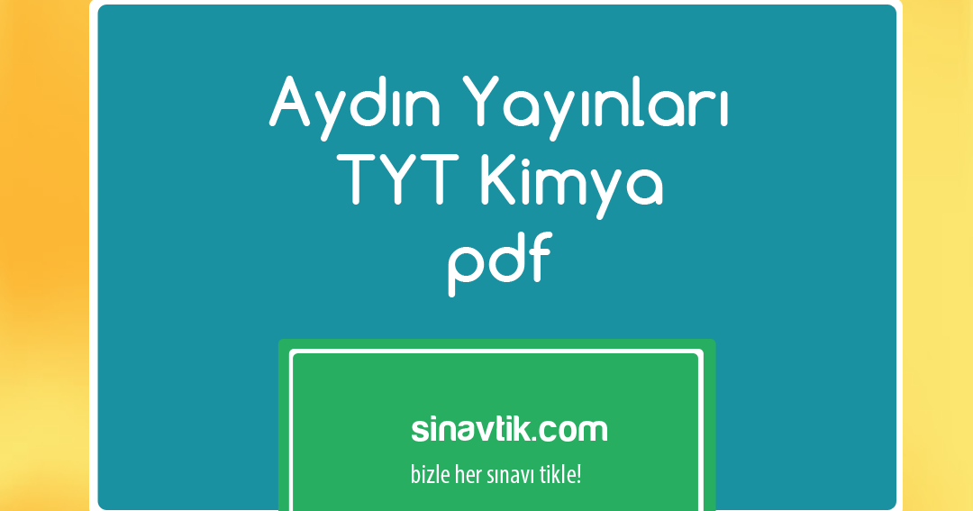 Kimya Adası Tyt Soru Bankası Pdf - athif