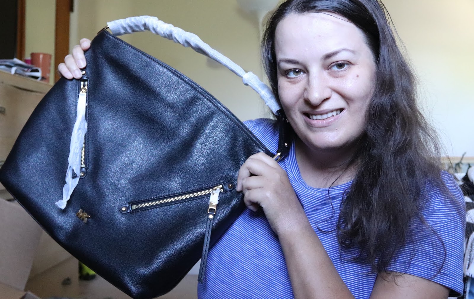 MICHAEL KORS EVIE SHOULDER BAG UNBOXING
