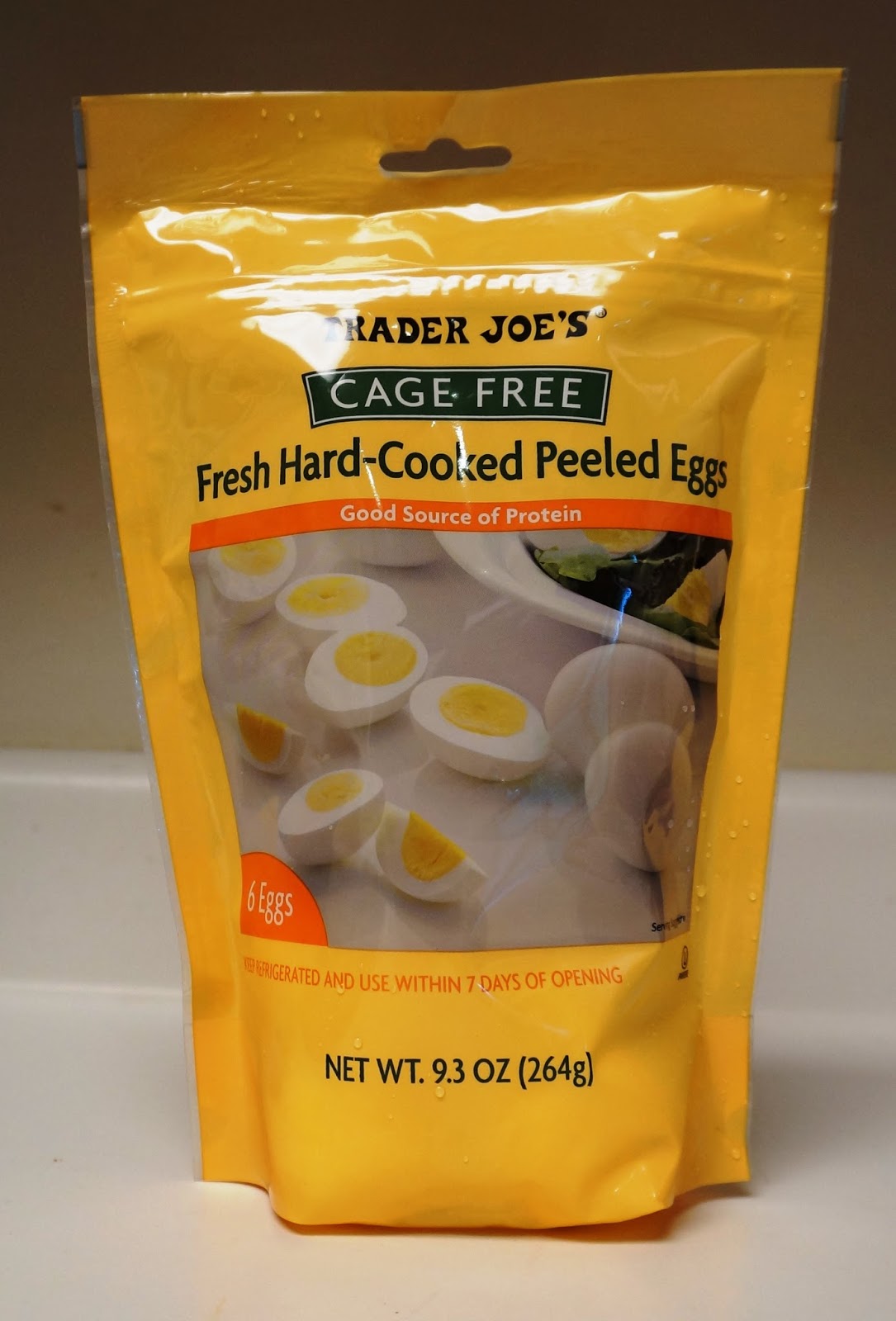 Exploring Trader Joe's: Trader Joe's Cage-Free Fresh Hard-Cooked Peeled Eggs