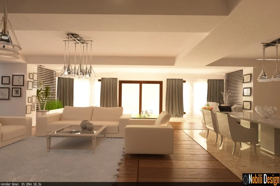 Design interior vila moderna Targoviste - Design interior casa stil clasic Targoviste / Arhitect