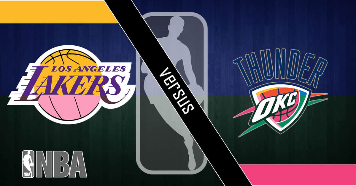 OKLAHOMA CITY THUNDER VS LOS ANGELES LAKERS