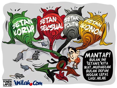 Gambar Karikatur koruptor | Kumpulan Gambar Lucu