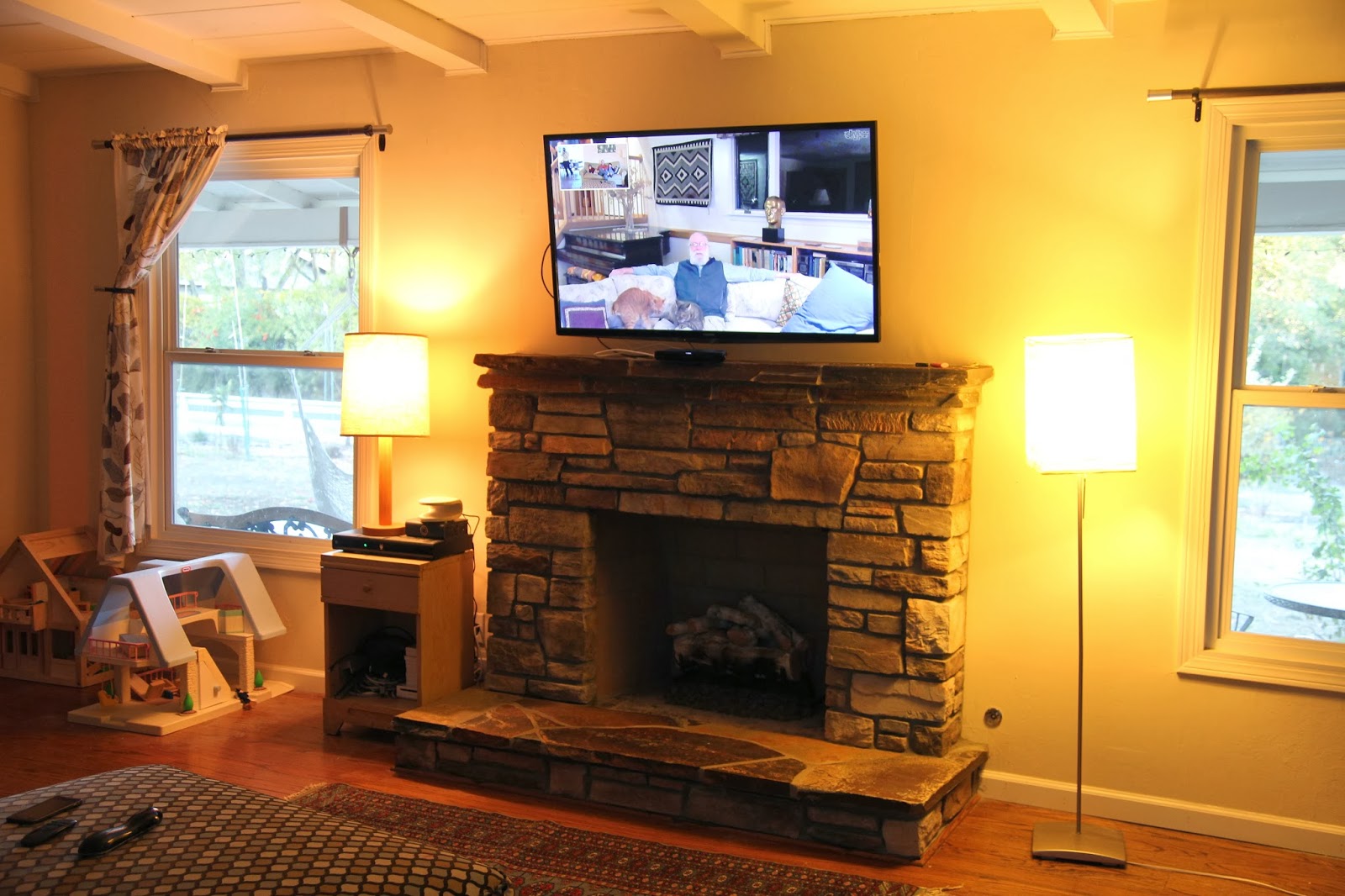 Nicolle's Originals Fireplace Remodel Part 4 Lighting