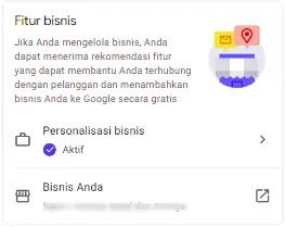 Akun Google Fitur Bisnis Akun Google Fitur Bisnis