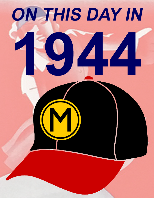 Rockford Peaches hat that was worn during the inaugural 1943 season through  1944. - All American Girls Professional Baseball League Players  Association