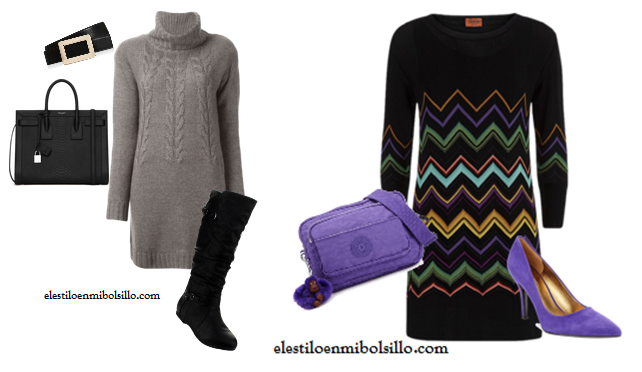 looks vestidos de punto
