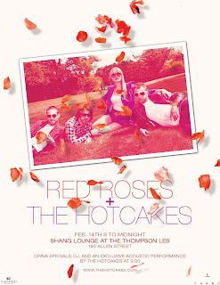 The HOTcakes Are Playing an Acoustic Valentine's Day Show at Shang Lounge (LES)
