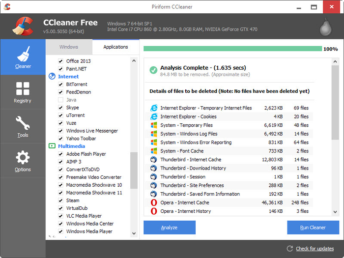 CCleaner Download Free PC    Cleaner