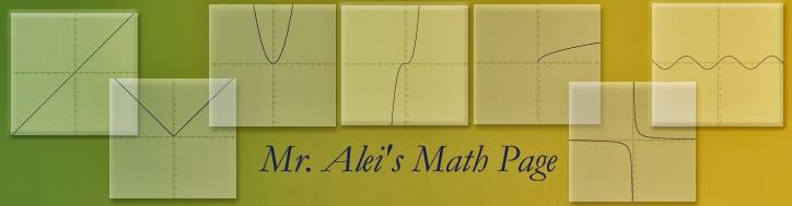 Mr. Alei's Math - Desert 2012-13
