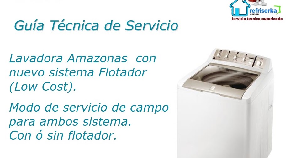 manuales servicio tecnico lavadoras mabe