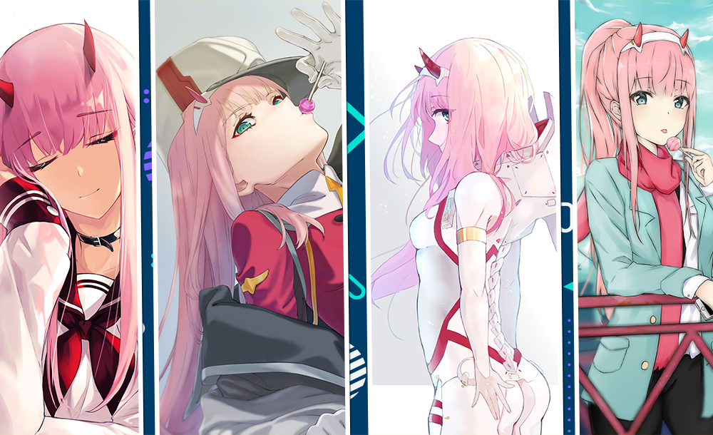 Zero Two Anime Wallpaper 4K Ultra HD With Batch File 4k ultra hd phone wall...