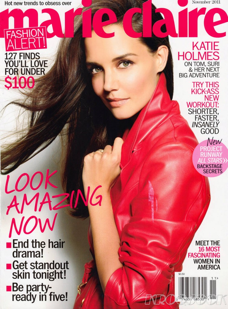 Fashion: Katie Holmes photo shoot for Marie Claire