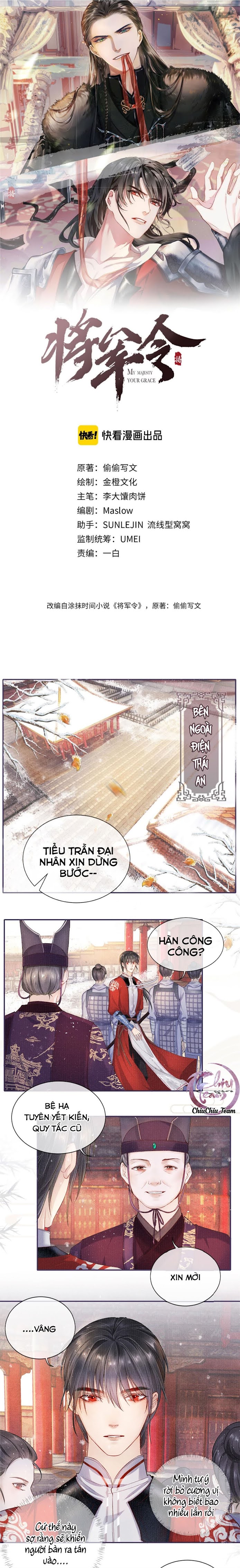 Đọc truyện Tướng Quân Lệnh - Chapter 12
